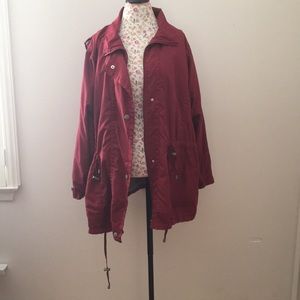 Hooded Rain Jacket Size 1X